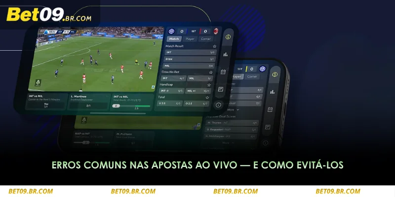 não acompanhar estatísticas ao vivo que ajudam na decisão