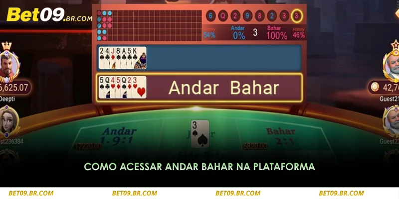 Como jogar Andar Bahar no BET09 - regras e estratégia 3 procure por andar bahar na lista de jogos disponíveis
